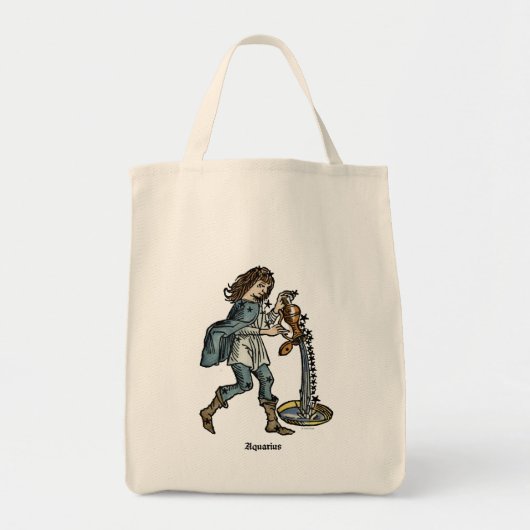 Zodiac: Aquarius, 1482 Tote Bag (Voorkant)