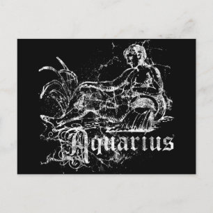 Zodiac Aquarius Briefkaart