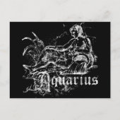 Zodiac Aquarius Briefkaart (Voorkant)