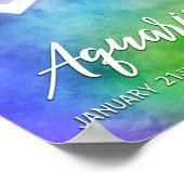 Zodiac: Aquarius Dates Poster (Hoek)