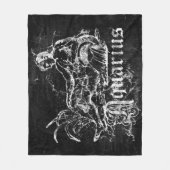 Zodiac Aquarius Fleece Deken (Voorkant)