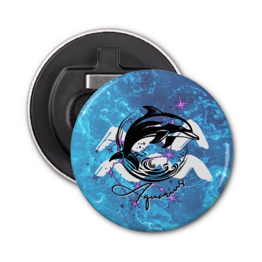 Zodiac Aquarius Fles Opener (Voorkant)