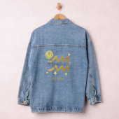 Zodiac Aquarius Gepersonaliseerde naam Jean Denim Denim Jacket (Hangar)