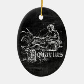 Zodiac Aquarius Keramisch Ornament (Voorkant)