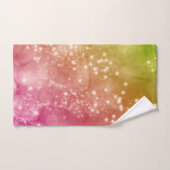 Zodiac: Aquarius Lime Green & Pink Space Design Bad Handdoek (Handdoek)