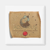 ZODIAC - Aquarius - Magnet (Voorkant)