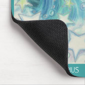 Zodiac Aquarius mousepad dates Muismat (Hoek)