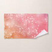 Zodiac: Aquarius Pink & Peach Space Design Bad Handdoek (Handdoek)