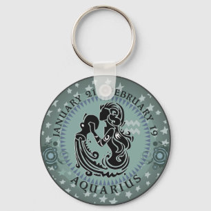 Zodiac Aquarius Sleutelhanger