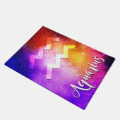 Zodiac: Aquarius Space Snoep Deurmat (Schuin)