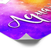 Zodiac: Aquarius Space Snoep Poster (Hoek)