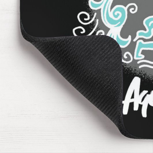 Zodiac Aquarius-symbool Muismat (Hoek)