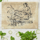  Zodiac Aquarius Theedoek (Gevouwen)