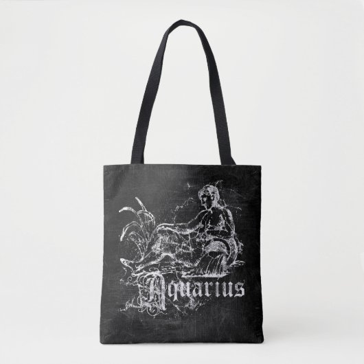 Zodiac Aquarius Tote Bag (Voorkant)
