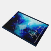 Zodiac : Aquarius Traits Deurmat (Schuin)