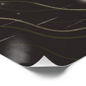 Zodiac Aquarius van Alexandra Dikaia Perfect Poster (Hoek)