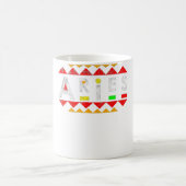 Zodiac Aries Birthday Gift bday beroemdheden Koffiemok (Center)