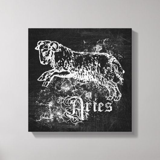 Zodiac  Aries Canvas Afdruk (Voorkant)