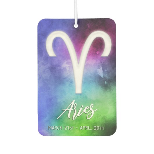 Zodiac: Aries Dates Luchtverfrisser (Voorkant)