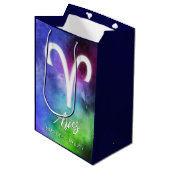 Zodiac: Aries Dates Medium Cadeauzakje (Voorkant Gekanteld)