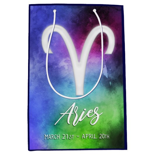 Zodiac: Aries Dates Medium Cadeauzakje (Voorkant)
