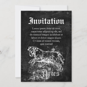 Zodiac Aries Kaart