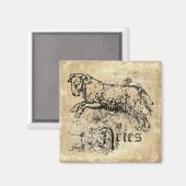  Zodiac Aries Magneet (Voorkant / Achterkant)