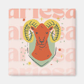 Zodiac Aries Magnet (Voorkant)