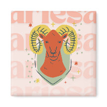 Zodiac Aries Magnet