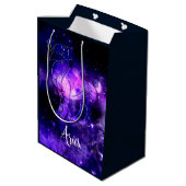 Zodiac: Aries Medium Cadeauzakje (Achterkant Gekanteld)