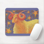 Zodiac Aries mousepad Muismat (Met muis)