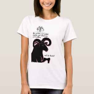 Zodiac Aries Ram met Traits voor haar T-shirt