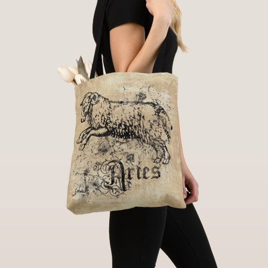  Zodiac Aries Tote Bag (Dichtbij)