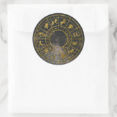 Zodiac astrologie gouden stickers (Tas)
