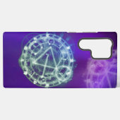 Zodiac astrologie grafiek iPhone of Samsung Samsung Galaxy Hoesje (Achterkant horizontaal)