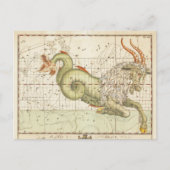 Zodiac Astrologie Steenbok  kunst Briefkaart (Voorkant)