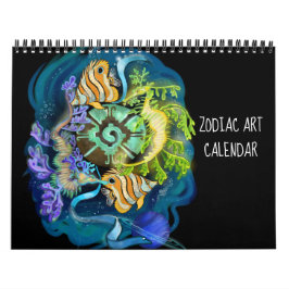 Zodiac Astrology Art Calendar Kalender