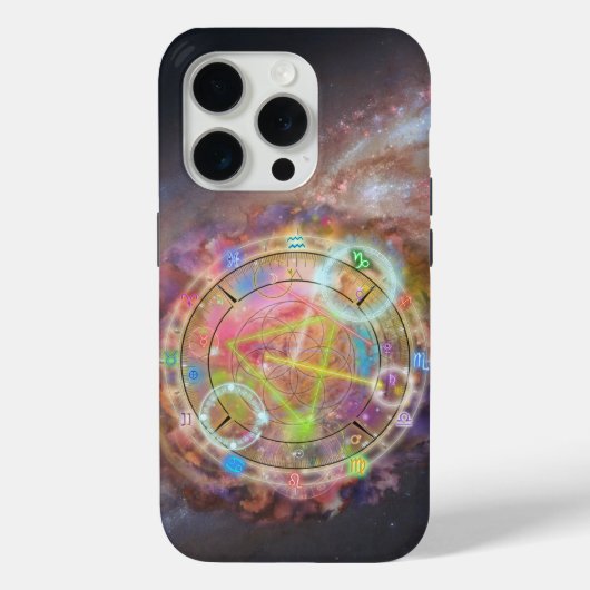 Zodiac Astrology Chart Case-Mate iPhone Case (Achterkant)
