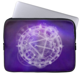 Zodiac Astrology Chart Laptop Sleeve