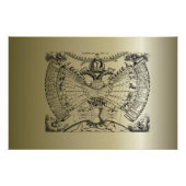 Zodiac Astrology Chart Perfect Poster (Voorkant)