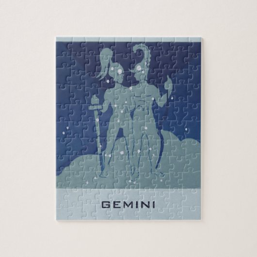  zodiac Astrology Gemini Twin Constellation Legpuzzel (Verticaal)