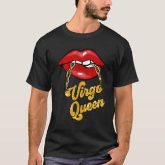 Zodiac Astrology Lip Virgo Queen September T-shirt