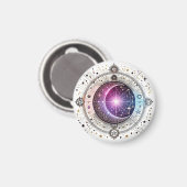 Zodiac astrology moon magneet (Voorkant / Achterkant)