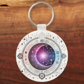 Zodiac astrology moon sleutelhanger (Achterkant)