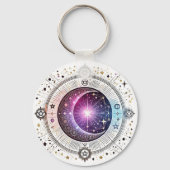 Zodiac astrology moon sleutelhanger (Achterkant)