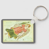 zodiac Astrology Virgo Constellation Sleutelhanger (Voorkant)