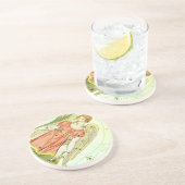  zodiac Astrology Virgo Constellation Zandsteen Onderzetter (Zijkant)