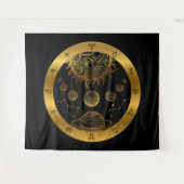 Zodiac Astrology Wandkleed (Voorkant (horizontaal))