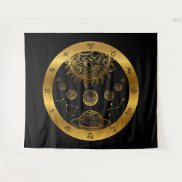 Zodiac Astrology Wandkleed