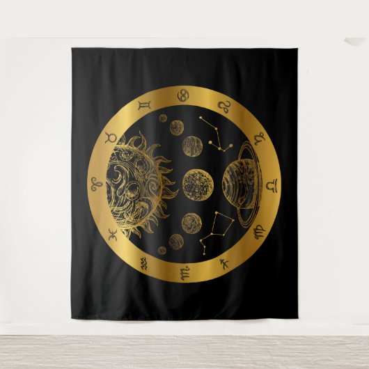 Zodiac Astrology Wandkleed (Voorkant)